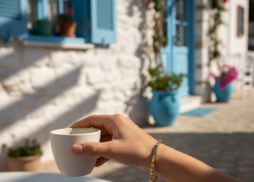 Rectangular Link Bracelet (Dikdörtgen Halkalı Bileklik)