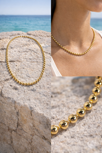 Zarif Top Zincir  Kolye